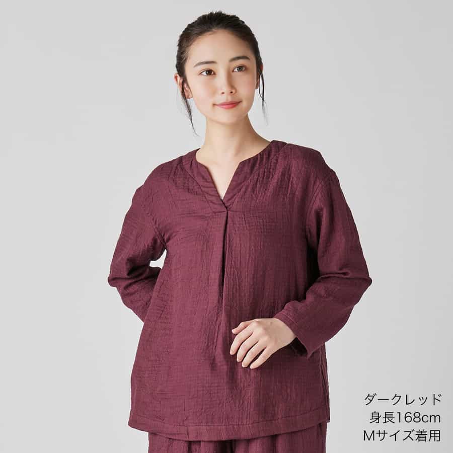 2025年秋冬 新色追加】マシュマロガーゼ フロントタックプルオーバー