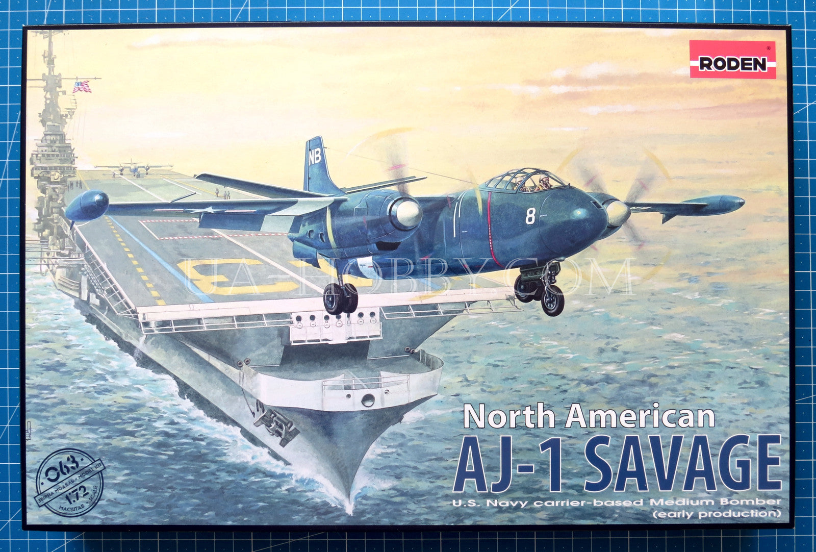 1/72 North American AJ-1 Savage. Roden 063 – UA-hobby