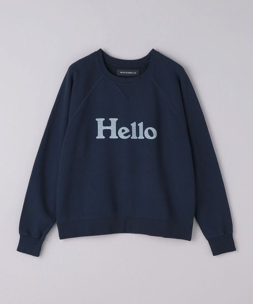 MADISONBLUE＞HELLO スウェットプルオーバー