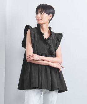 カシュクール フリルギャザー ブラウス