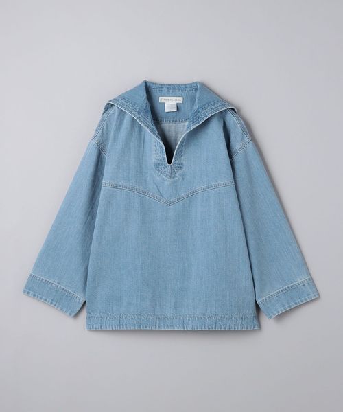 UNION LAUNCH＞セーラーカラー シャツ