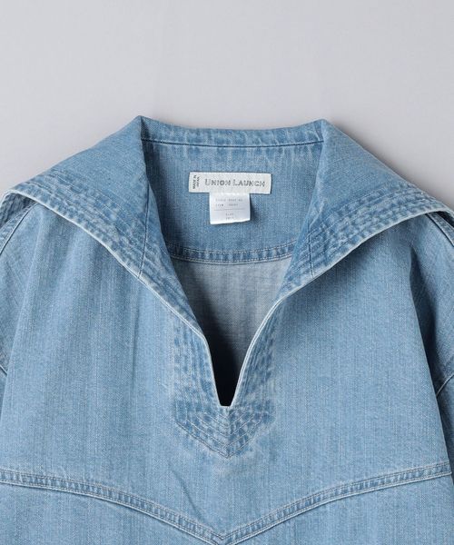 UNION LAUNCH＞セーラーカラー シャツ