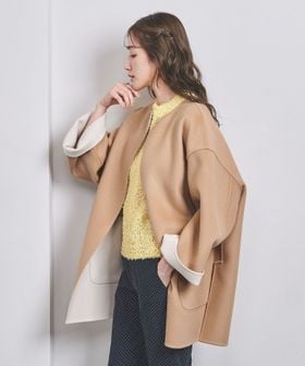 バイカラー リバー ミドルコート