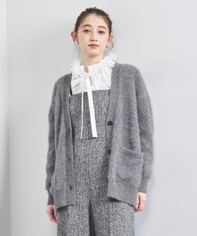 フォックスカシミヤ ポケット カーディガン