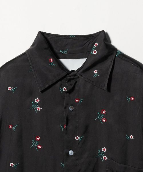 TICCA＞フラワー エンブロイダリー シャツ