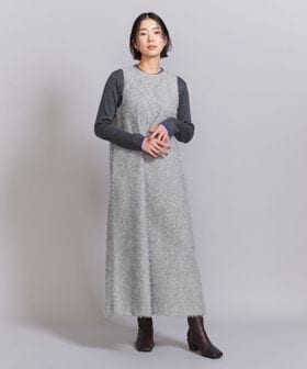 フリンジ ノースリーブ ワンピース ―2WAY―