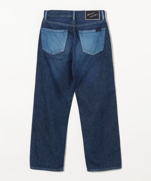 BONNY WOVEN＞パッチワーク デニム パンツ