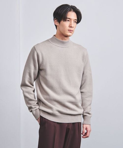 YAMAGATA ミドルゲージ ウール モックネック ニット