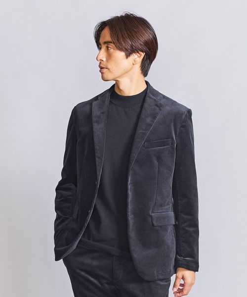 ソフト コーデュロイ 2ボタンジャケット ‐セットアップ対応‐