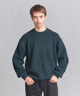 ブラッシュド ヤク クルーネック ニット