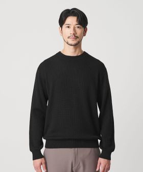 WEB限定 WARDROBE SMART】マシーンウォッシャブル ウールミックス アゼ