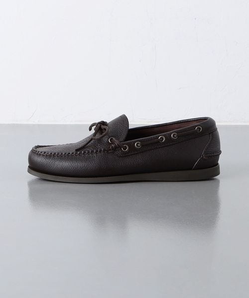 別注】＜G.H.BASS for District＞ グレインレザー キャンプモックシューズ