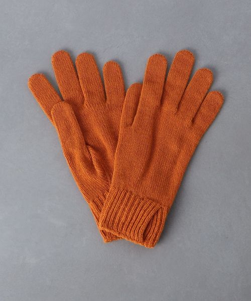 Johnstons of Elgin＞カシミヤ スリットカフス グローブ