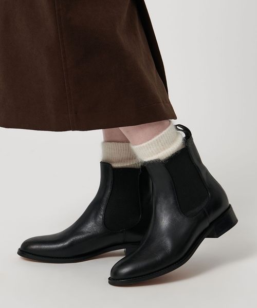 グリッター ベルベット メリージェーン シューズ