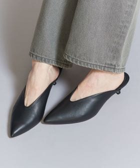 Arrum＞レザーポインテッドミュール