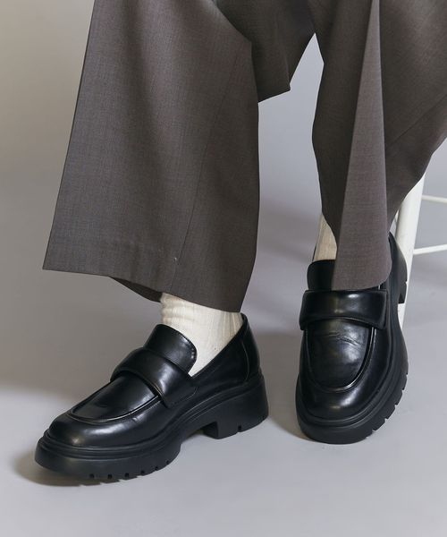 レザーライク ローファー ―晴雨兼用―