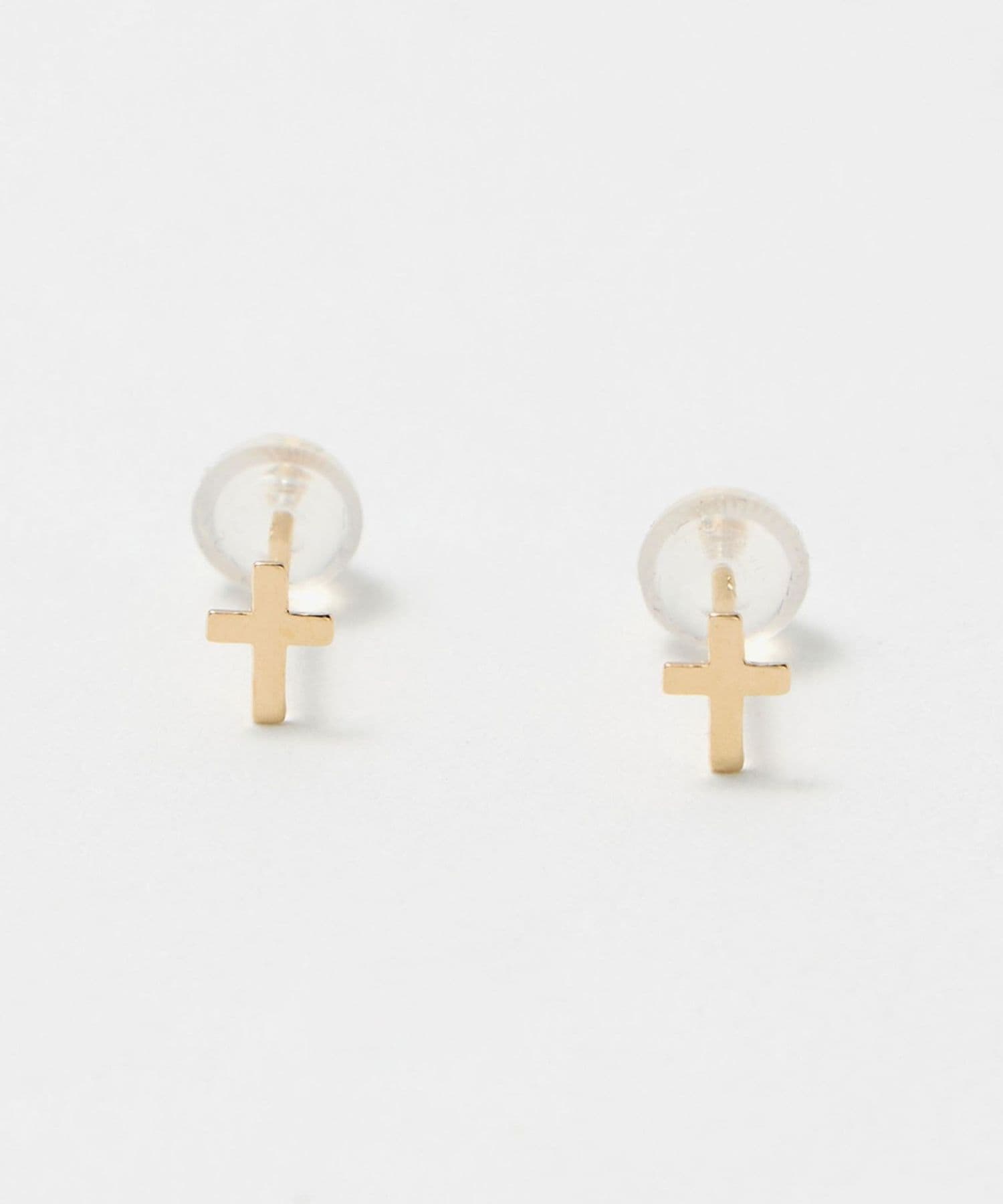 K18 クロス ピアス