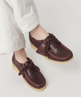 Clarks Originals＞レザー ワラビーブーツ ブラウン