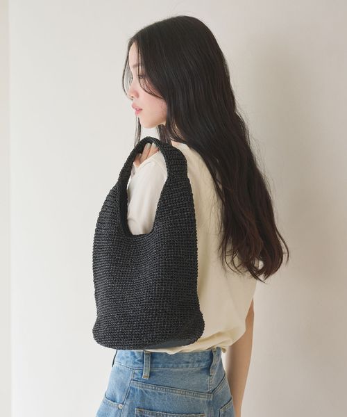 メタルコード ワンハンドル ショルダーバッグ