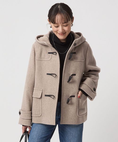 size SHORT/TALLあり］ショート ダッフルコート