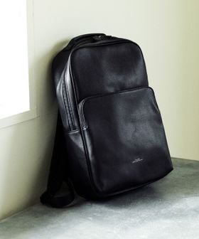 シボ レザーライク バックパック