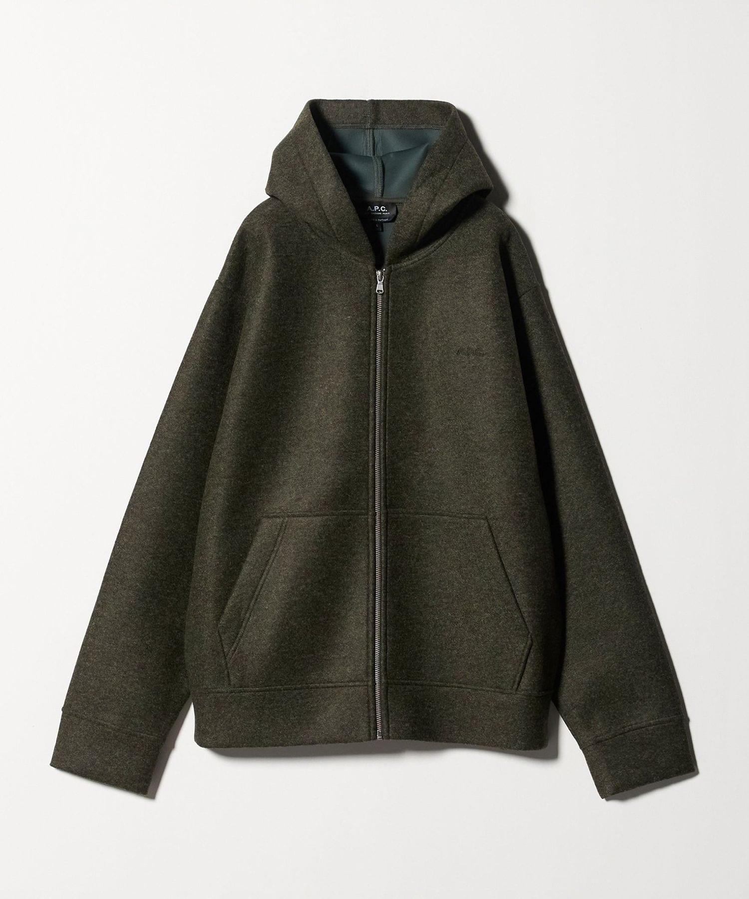 A.P.C.＞スウェット ジップパーカー