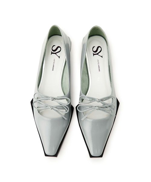 SY＞ダブルリボンピース フラット15○↑