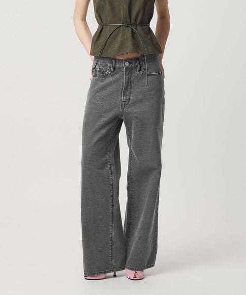 ATTISESSION＞ストレート デニムパンツ/446