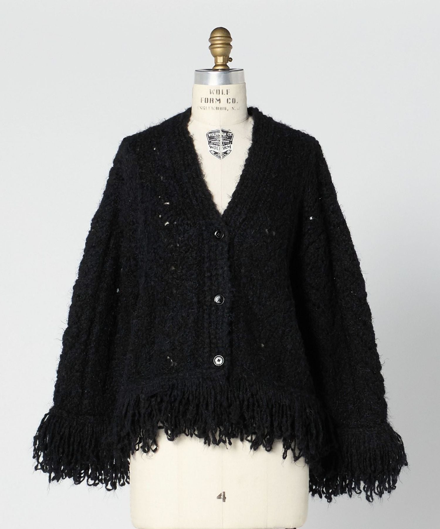 FALL1 5Gシャギーフリンジカーディガン