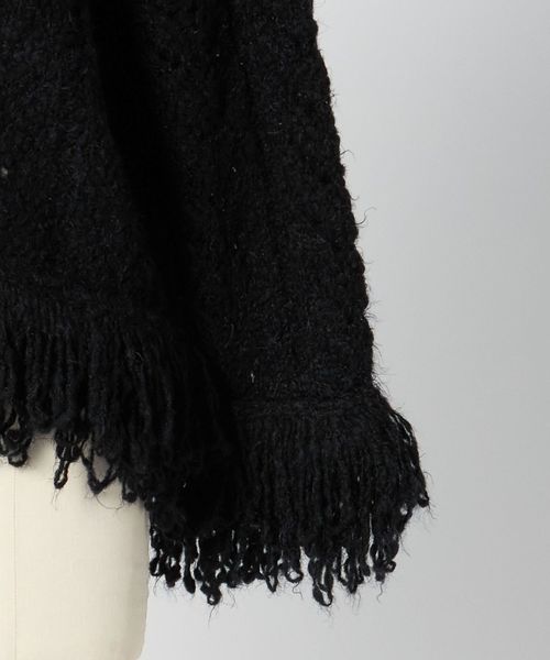 FALL1 5Gシャギーフリンジカーディガン