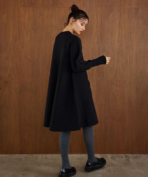 EMMEL REFINES＞EM Vキリカエ ミニ Aライン ワンピース