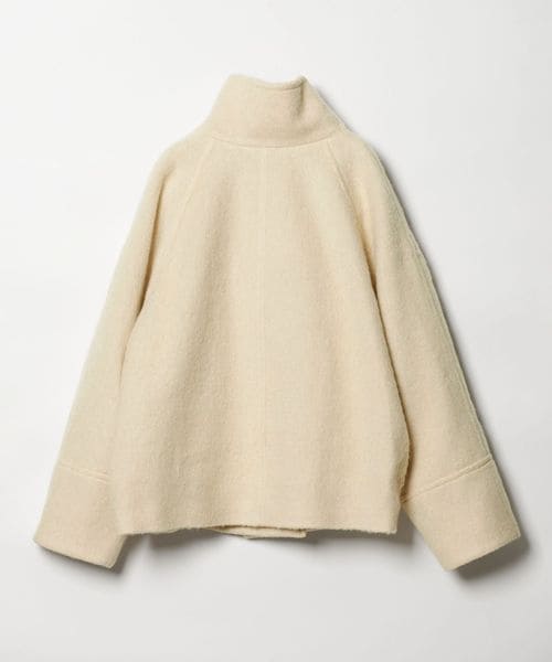 EMMEL REFINES＞EM スタンド シャギー ショートコート