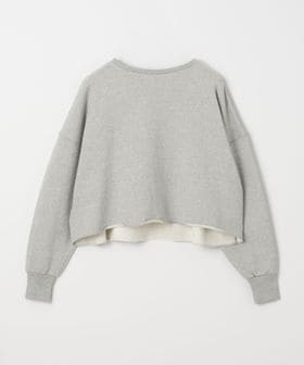 conte＞クロップド プルオーバースウェット