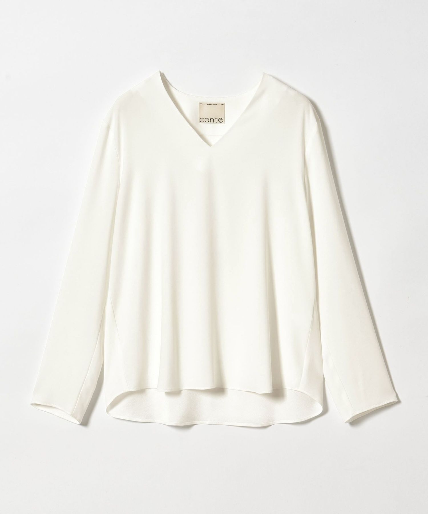 conte＞Vネック ブラウス