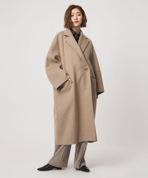 conte＞ダブルブレスト リバーコート