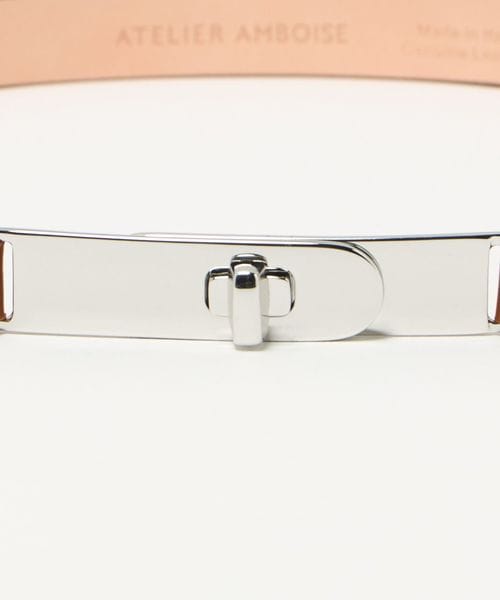 一部別注】＜ATELIER AMBOISE for conte＞TURN LOCK ベルト