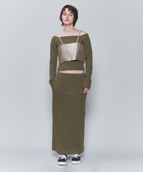 6(ROKU)＞オフショルダートップス