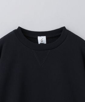 6(ROKU)＞コットンウラケ カラーステッチ クルーネック プルオーバー 25SS