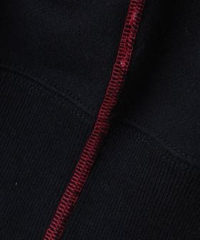 6(ROKU)＞コットンウラケ カラーステッチ クルーネック プルオーバー 25SS