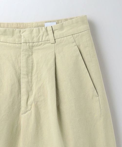 6(ROKU)＞コットン チノ ワイド パンツ