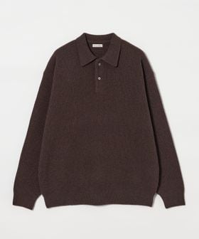 Steven Alan＞ オーストラリアンラムズウール ポロカラー ニット NARROW