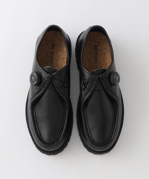 PG × Steven Alan＞ KNOCK BLACK LEATHER/シューズ