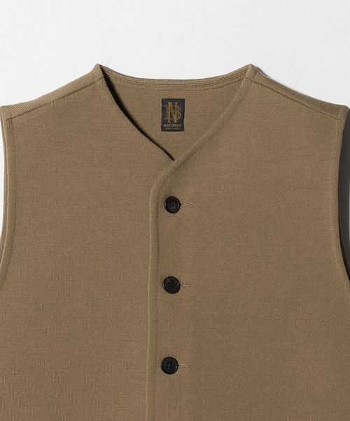 BATONER × Steven Alan＞MILANO RIB V―NECK VEST/ベスト