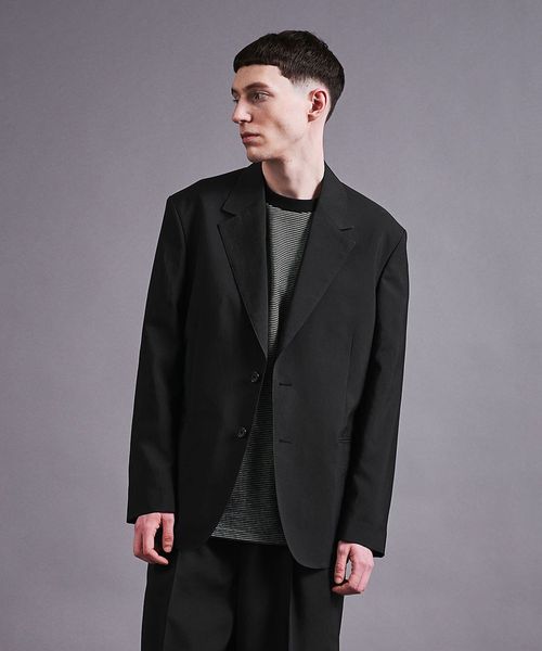 超美品 デサント ブラック 2B シングル カジュアルセットアップ メンズ