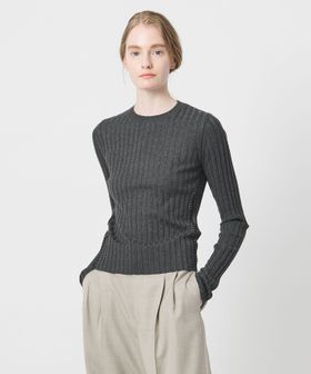 AEWEN MATOPH＞リブハンドステッチニット