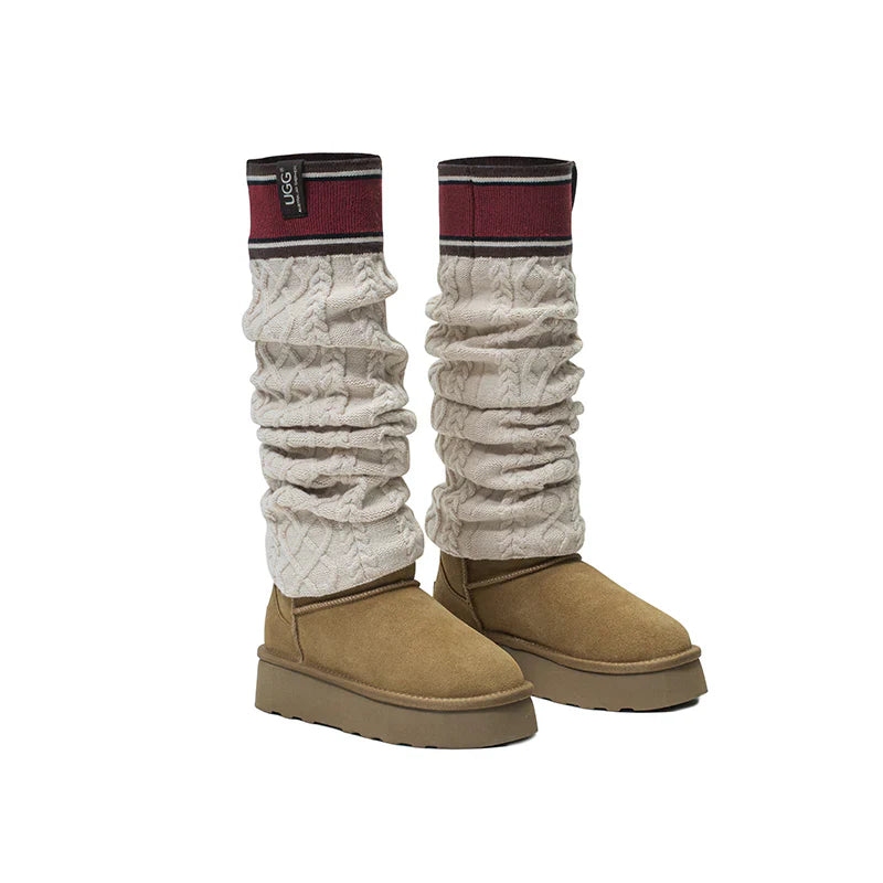 伸縮性のあるレッグウォーマー UGG ソックス