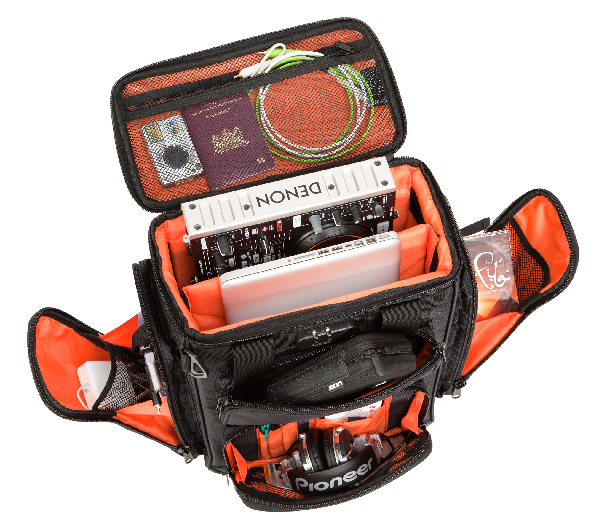 U9022BL/OR DJ機材バッグ｜Large ブラック/オレンジ UDG – UDG Gear Tokyo