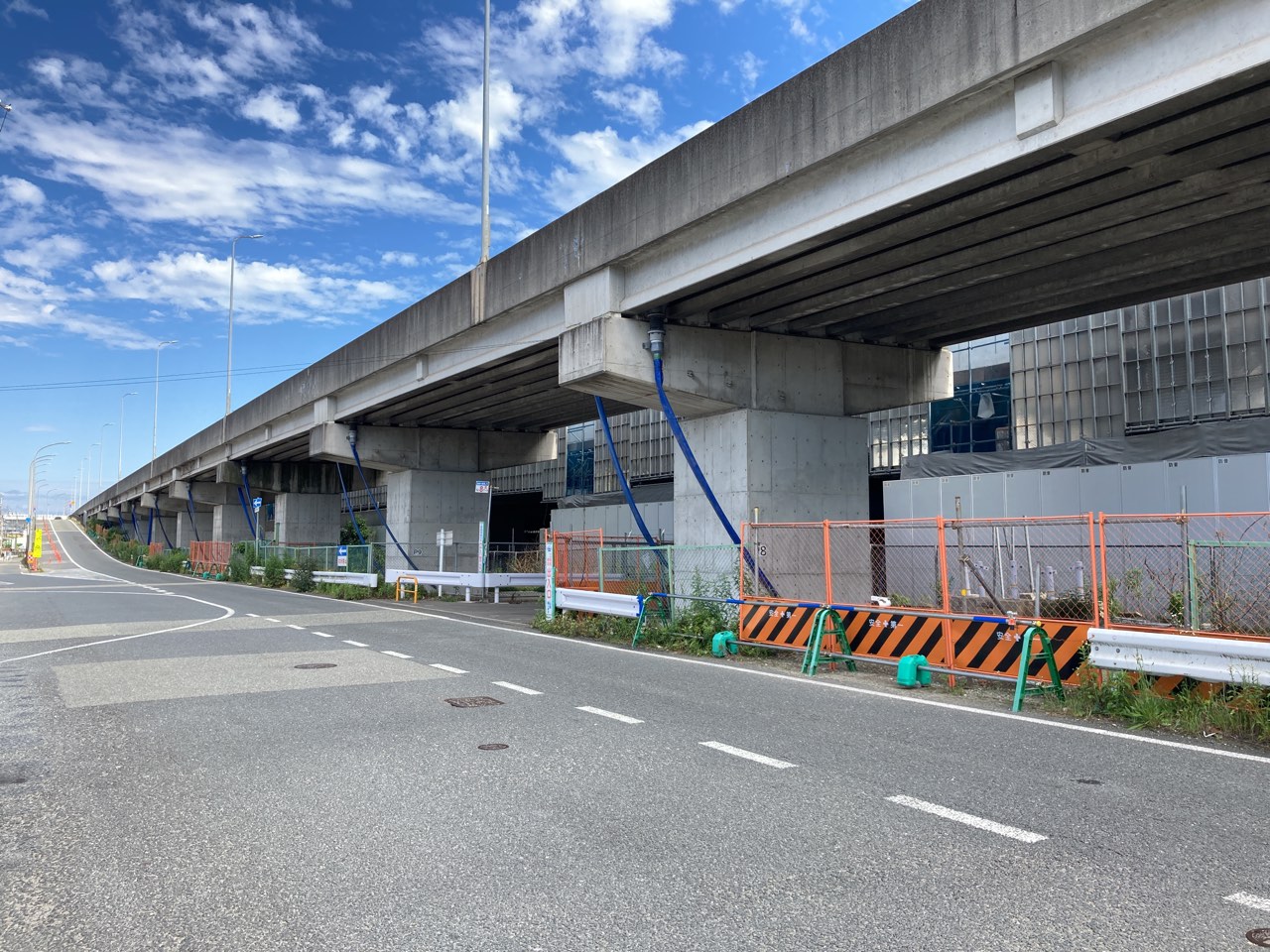 国)176号久代高架橋 (大阪行) 上部工耐震・補修工事】株式会社 ウエダ