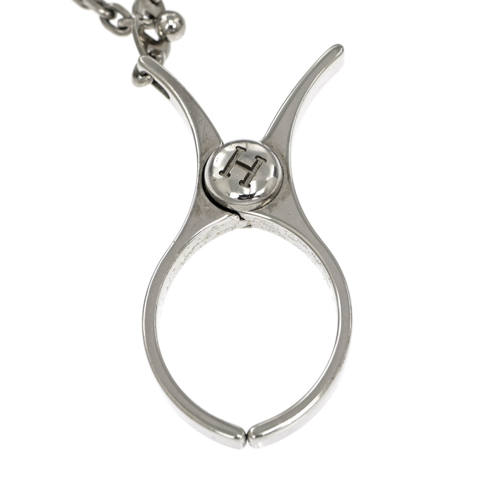 名東】【HERMES】エルメス フィルー グローブホルダー シルバー