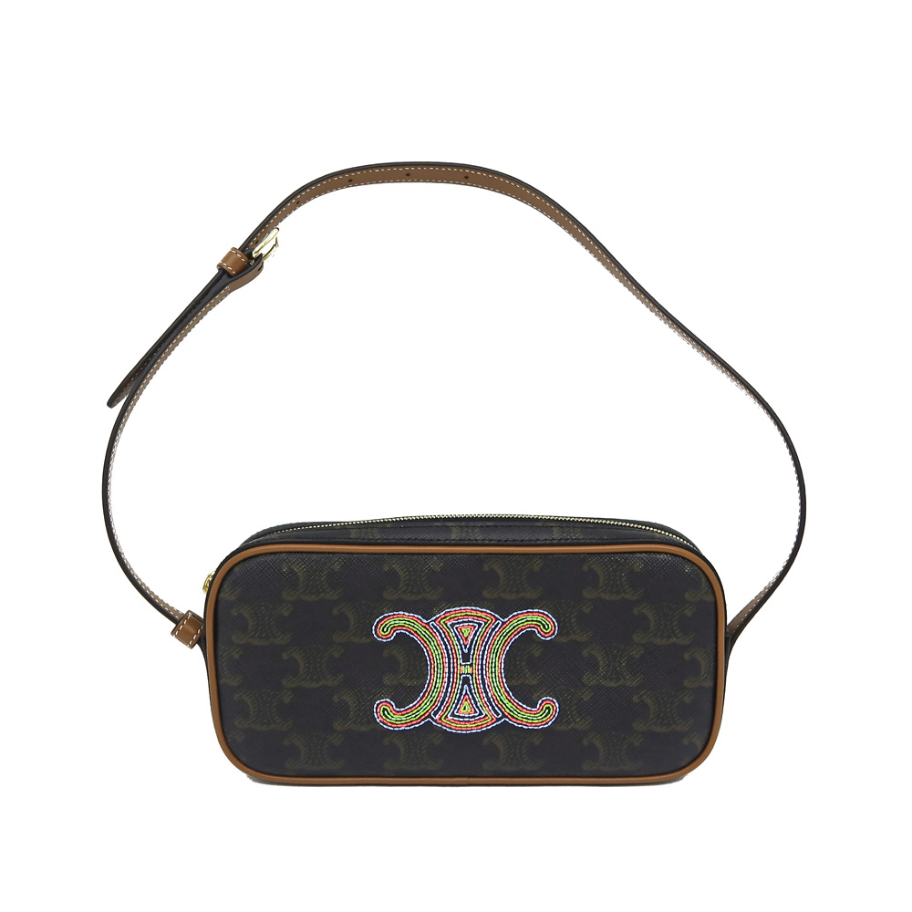 名東】【CELINE】セリーヌ ミニカメラ トリオンフ ショルダーバッグ